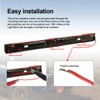 Partsam Red Clearance ID BAR Marker Light 3 Light 9