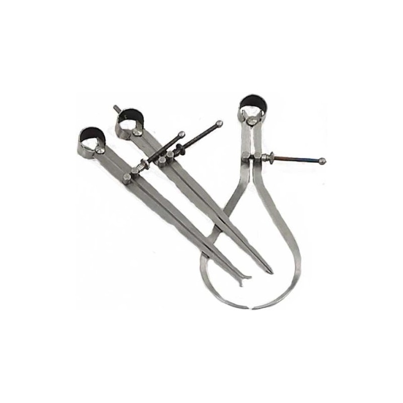 Inside/outside/divider Caliper 3pc/set 8"