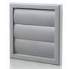 Blauberg Grey Gravity Grille 100 mm - 4 inch External