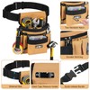 Tool Belt,Magnetic Tool Pouch,14-Pockets Tool Belts for Men,Detachable & Adjustable
