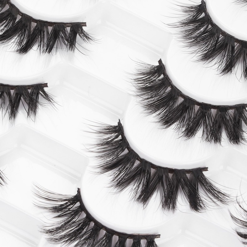 20 Pairs Mixed Half Eye False Lashes High Imitation 6D