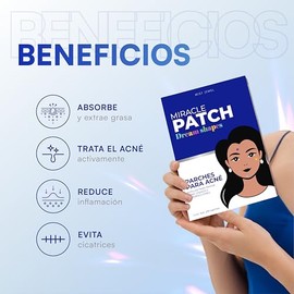 MIST JEWEL Parches para Acn con Hidrocoloide, cido saliclico y calndula en Forma de Estrella,  Pimple Patch Dream shapes para granos y espinillas...  