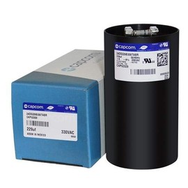 Trane Start Capacitor, Replaces CPT-0429 / CPT00429-216-240 MFD, 330V, W/Resistor
