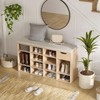 DINZI LVJ Shoe Bench, Entryway Storage Bench with Drawer and