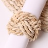 Natural Bamboo Straw Napkin Buckle Twine Napkin Corn Husk Napkin