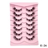 IFLOVEDEKD Faux Mink Lashes with Clear Band Eyelashes Natural Fluffy