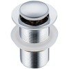 Antfly Sink Drain Fitting with Overflow, Universal Pop-Up Valve for