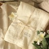 Avery Row Embroidered Muslin Blanket Wild Chamomile