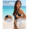 FAMULP 3-Pack Magnetic Hat Clips for Travel on Bag, Hands-Free