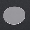 1 Pair 1.0mm Thickness Transparent Round Watch Crystal Glass for