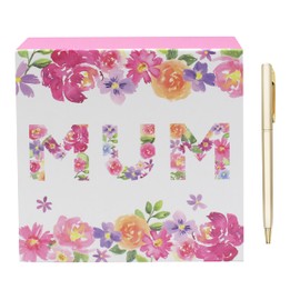 The Leonardo Collection Jennifer Rose Gallery Mum Memo Pad with Pen | Elegant Notebook & Journal for Notes & Reminders | Stylish 2025 Diary & Planner | Lovely Gift for Mum & Daily Organization