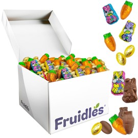 Happy Easter Chocolate Variety Pack, Smooth & Creamy Milk Chocolate Party Bag Fillers, Individually Wrapped in Easter Shapes & Design Foils, Kosher Certified Dairy (10 Pounds (Bulk))