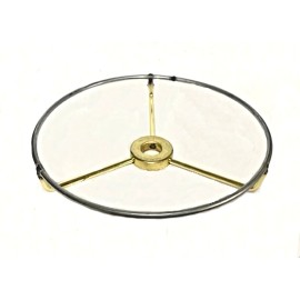 Unbranded LAMP SHADE TOP SPIDER WIRE MAKE LAMP SHADES: 14", 15", 16" - 14" BRASS SPIDER