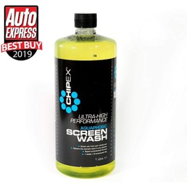 Chipex Concentrated Screenwash & Hydrophobic Windscreen Wiper Fluid - 1 Litre