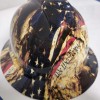 Pyramex full brim hard hat custom hydro dipped IN BATTLE