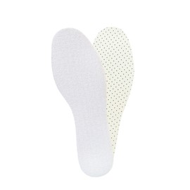 Terry Cloth Insoles, Comfortable and Hygienic Shoe Insoles, Freshness and Hygiene for Shoes, Barefoot Soles for Summer Kaps, White