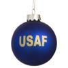 Kurt Adler AF4142 Glass U.S. Air Force Ball Ornament, 80mm