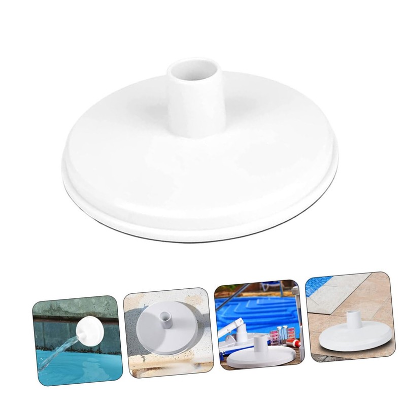 Totority Pool Vacuum Plate Durable Plastic Vacuum Bottom Base for