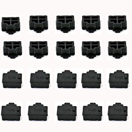 Ohaha 120Pcs Ethernet Hub Port RJ45 Anti Dust Cover Cap Protector Connector