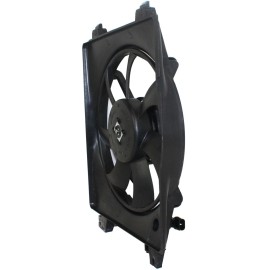 Evan-Fischer A/C Condenser Cooling Fan For 2001-2006 Hyundai Elantra 2003-2008 Tiburon