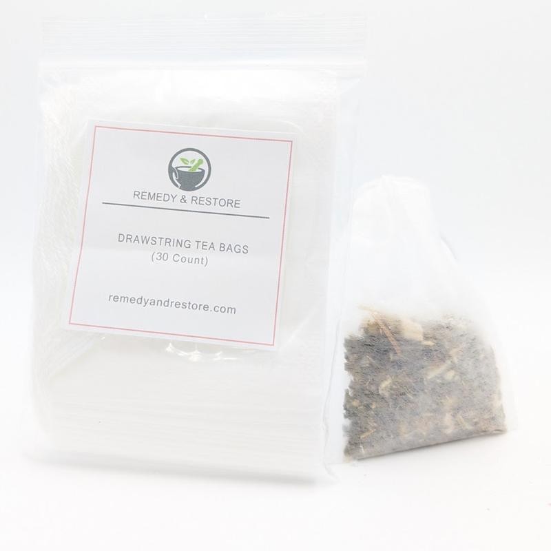 Remedy and Restore Disposable Tea Bags – 30-Count, Heat-Resistant &
