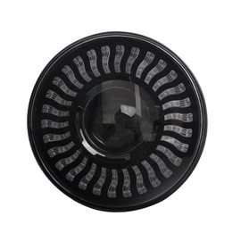 7inch White/Amber DRL LED Motorcycle Headlight with Lamp Shell Housing Bucket Fork Tube Bracket