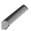 KuZHEN Peine Plegable De Bolsillo Portátil Cabello Barba Metal