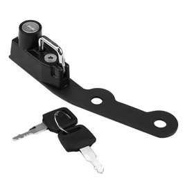 Terisass Motorcycle Helmet Lock Universal Alloy Anti-Theft Mount Hook Kit with 2 Keys for MT-09 FZ-09 FJ-09 XSR900