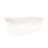 Rubbermaid 1/9 Gastronorm Hard Cover with Peg Hole - Clear