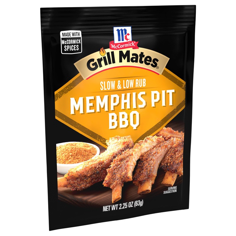 McCormick Grill Mates Slow & Low Memphis Pit BBQ Rub,