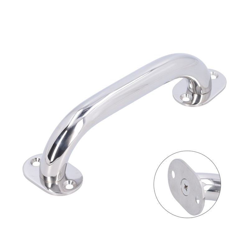 235mm Boat Handle 316 Stainless Steel Polishing Door Handrail for