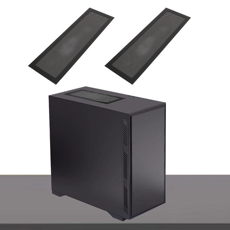 120 X 360mm PC Case Dust Mesh Filter, 2Pcs Magnetic