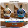 Porseme Essential Oil Diffuser 3D Glass Aromatherapy Ultrasonic Humidifier -