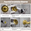 Bathroom Hardware Set, 7 Pcs Bathroom Towel Rack Stainless Steel