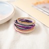 200 Pieces Glitter Ponytail Holders Ponytail Holders Multicolor No Metal