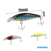 Senvenelec 5 x 3D eyes lure, crank baits, sea and