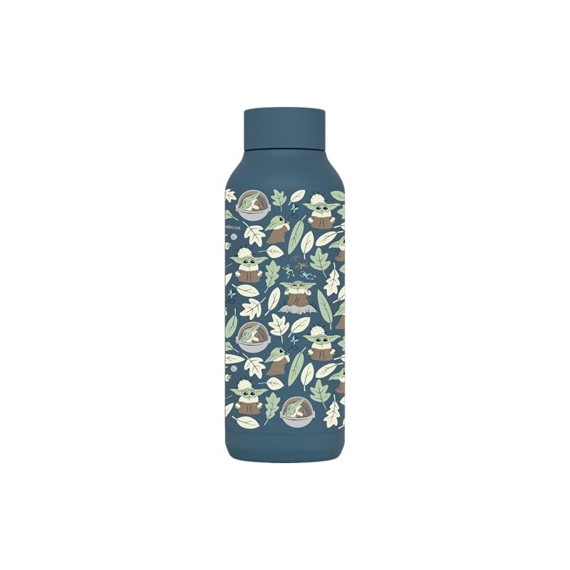 Quokka The Mandalorian Grogu Leaves Stainless Steel Vacuum Flask, 510
