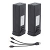 2Pcs 3.7V 1800mAh Lithium Battery with Charging Line for F184