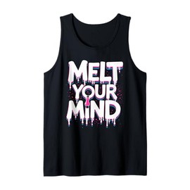 Lava Lamp Retro Aesthetic Psychedelic Groovy Vibes Tank Top