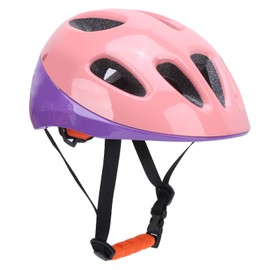 Bike Helmet Intergrated Formed 11 Enlarged Vents Safety Helmet for Children Cycling Roller Skating ProtectionPink Purple
