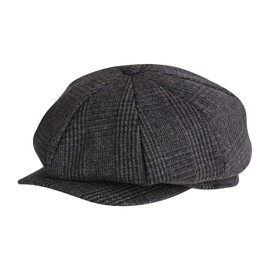 Men's Classic 8 Panel Leisure Ivy Caps Vintage Flat Caps Autumn Winter Thermal Windproof Baker Newsboy Caps Cabbie Driver Peaked Beret Hats