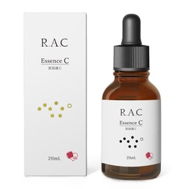 R.A.C Essence C Pure Vitamin C 10% Vitamin C Formulated + 11 Types of Moisturizing Oils, Pores, Kusumi and Skin Roughness, 0.7 fl oz (20 ml), Made in Japan