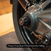 Motorcycle Rear Refit Wheel Fork Axle Sliders Cap Pad Crash