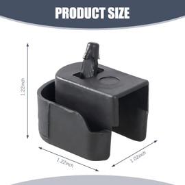 Rear Right Tailgate Bushing,Replacement OEM Part Number 22966936 84131760 84331136 Accessory, Compatible with 2014-2019 Chevy Silverado 1500 2500HD 3500HD (Black)