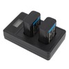 NP FW50 Camera Battery 7.2V 1850mAh with Dual USB LED