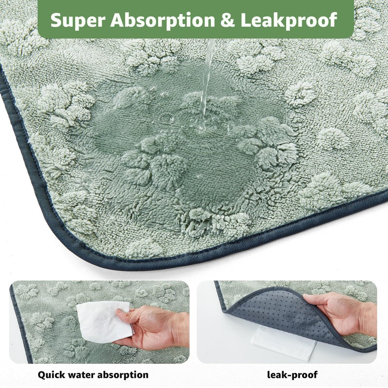 LOOBANI Washable Pee Pads for Dogs: 2 Pack Super Absorbent