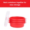 Décor Microsafe Large Round Food Container | Steam Release Vent