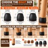  16-Piece Chair Leg Floor Protectors for Furniture -Felt Bottom
