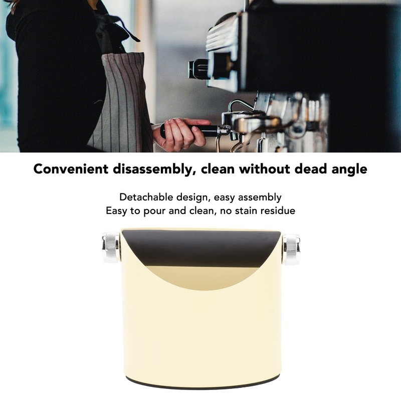 Coffee Knock Box, Small Anti Slip Coffee Slag Bucket with
