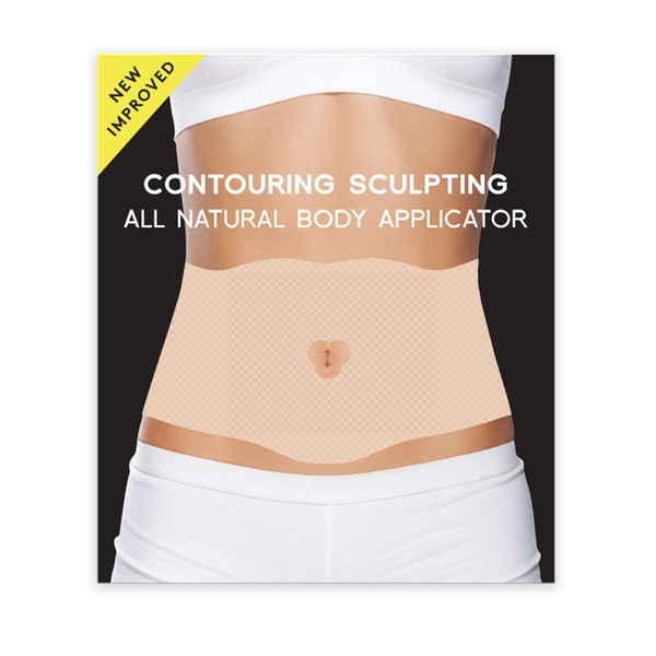 All Natural Contouring Shaping Firming Body Applicator - Moisturizing Sculpting Tummy Body Wrap (10 WRAPS)